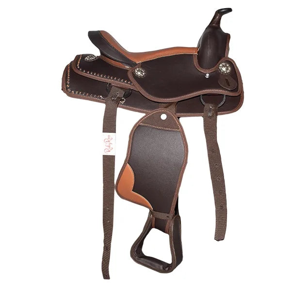 Western Saddle - Tan Faux Leather