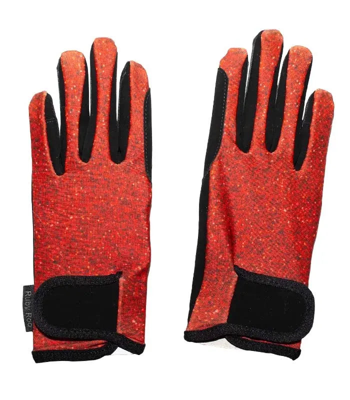 Red Speckled Gloves