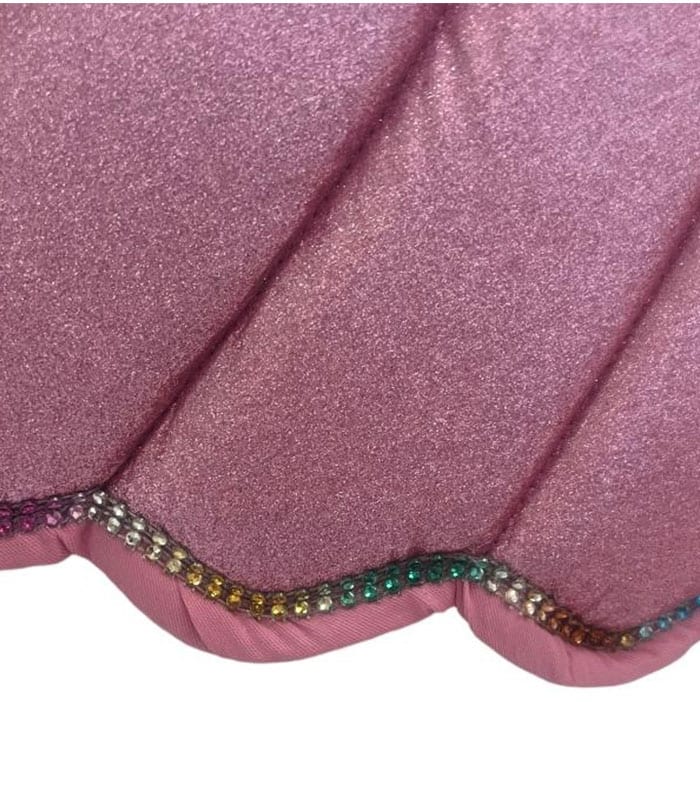 Unicorn Wing Multicolored Rhinestone Saddle Pads (Scalloped)
