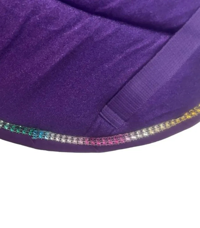 Unicorn Wing Multicolored Rhinestone Saddle Pads (Scalloped)