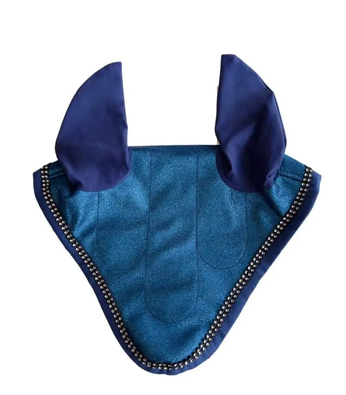 Ruby Roo Glitter Black Rhinestone Trim Pony Bonnets