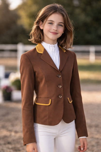 Ruby Roo Essentials Show Jacket – Copper & Camel