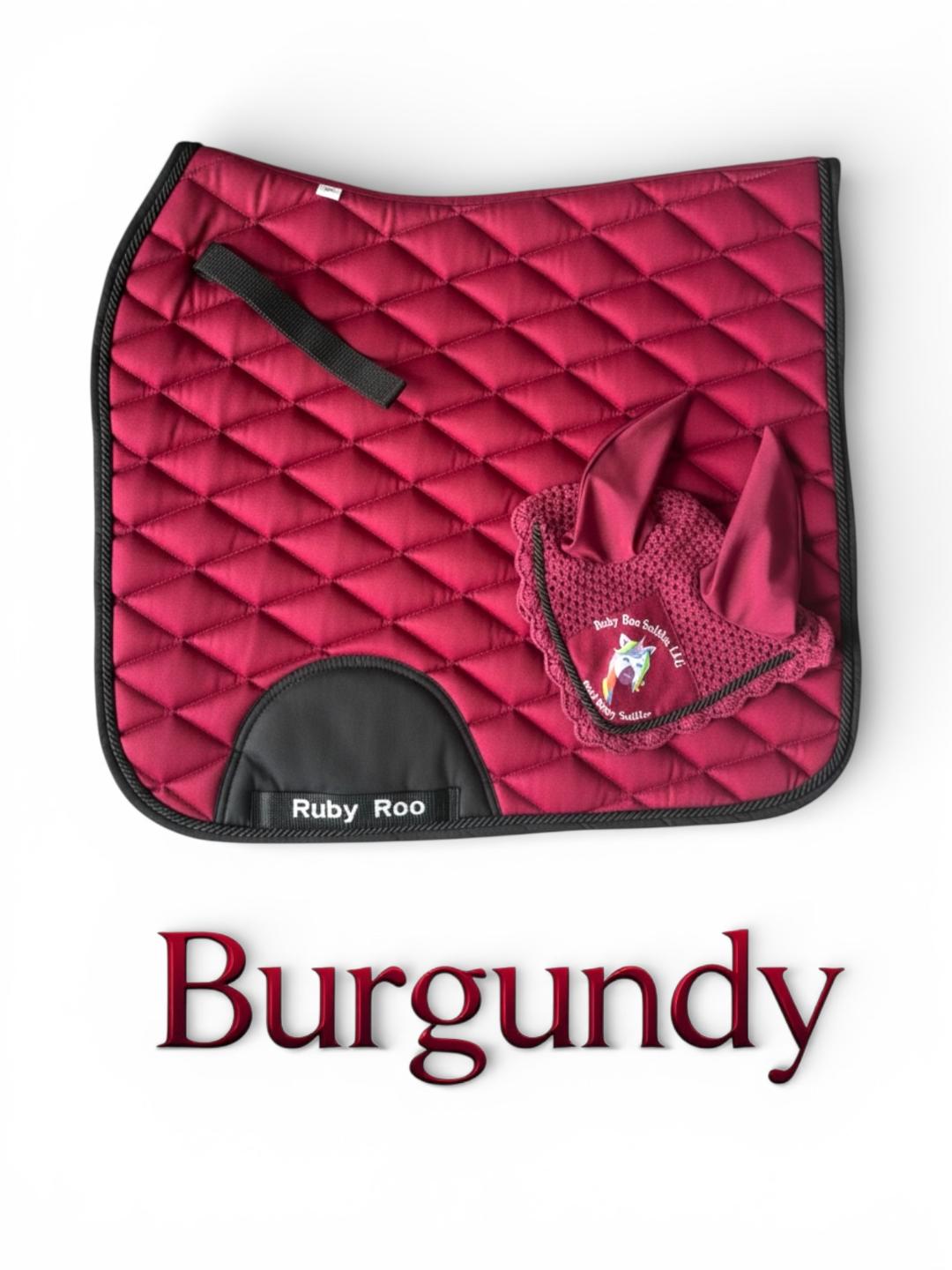 Kids Pony Saddle Pad and Bonnet Sets | Solid Cotton Quilted