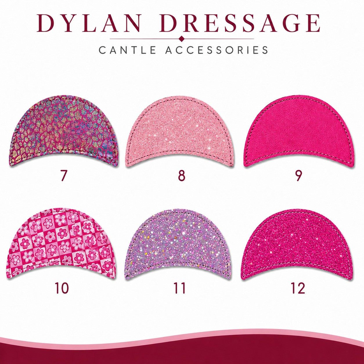 Dylan Dressage - Velcro Cantle Colors