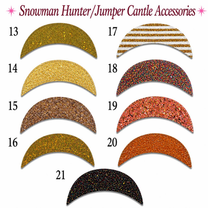 Snowman Hunter/Jumper - Cantle Colors