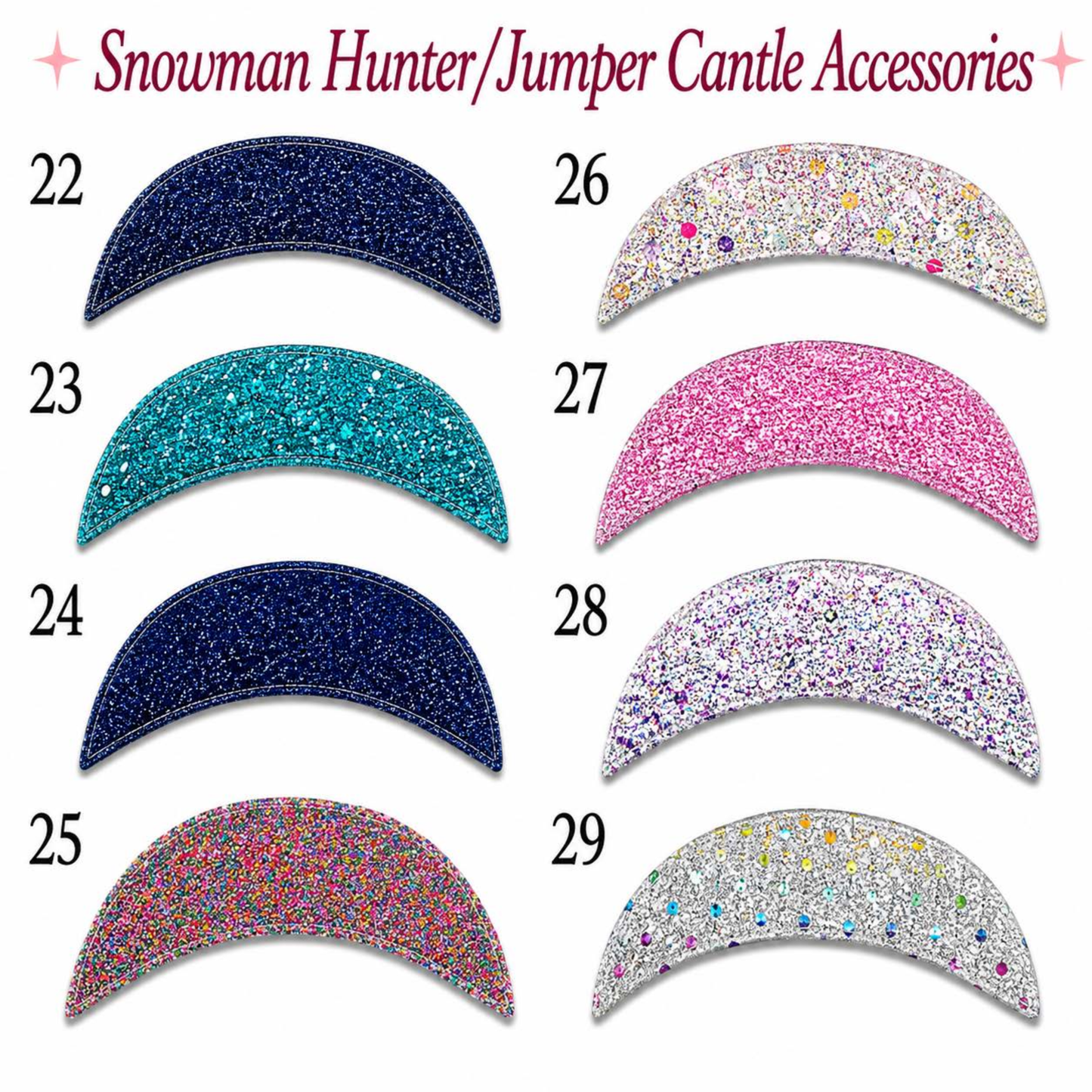 Snowman Hunter/Jumper - Cantle Colors
