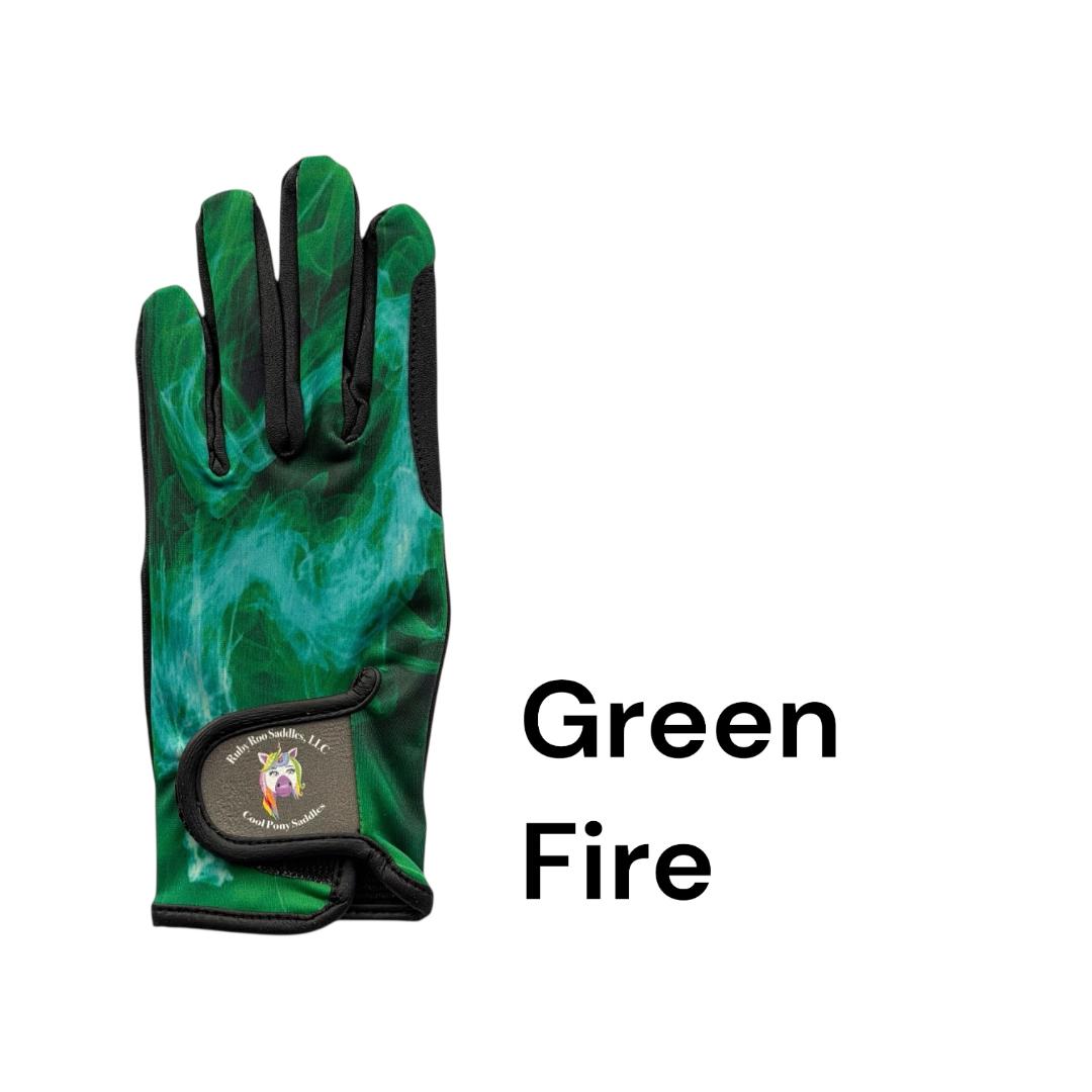 Youth M/L Riding Gloves | Fun Prints & Colors