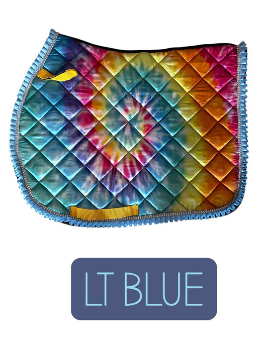 GROOVY RUBY II SADDLE PAD - RUFFLES