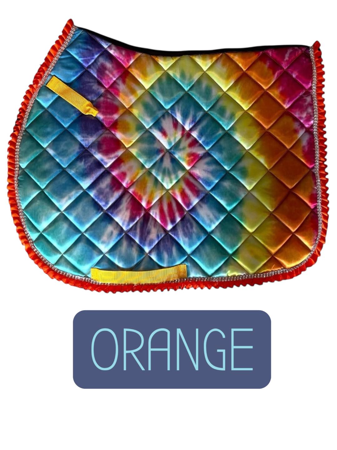 GROOVY RUBY II SADDLE PAD - RUFFLES