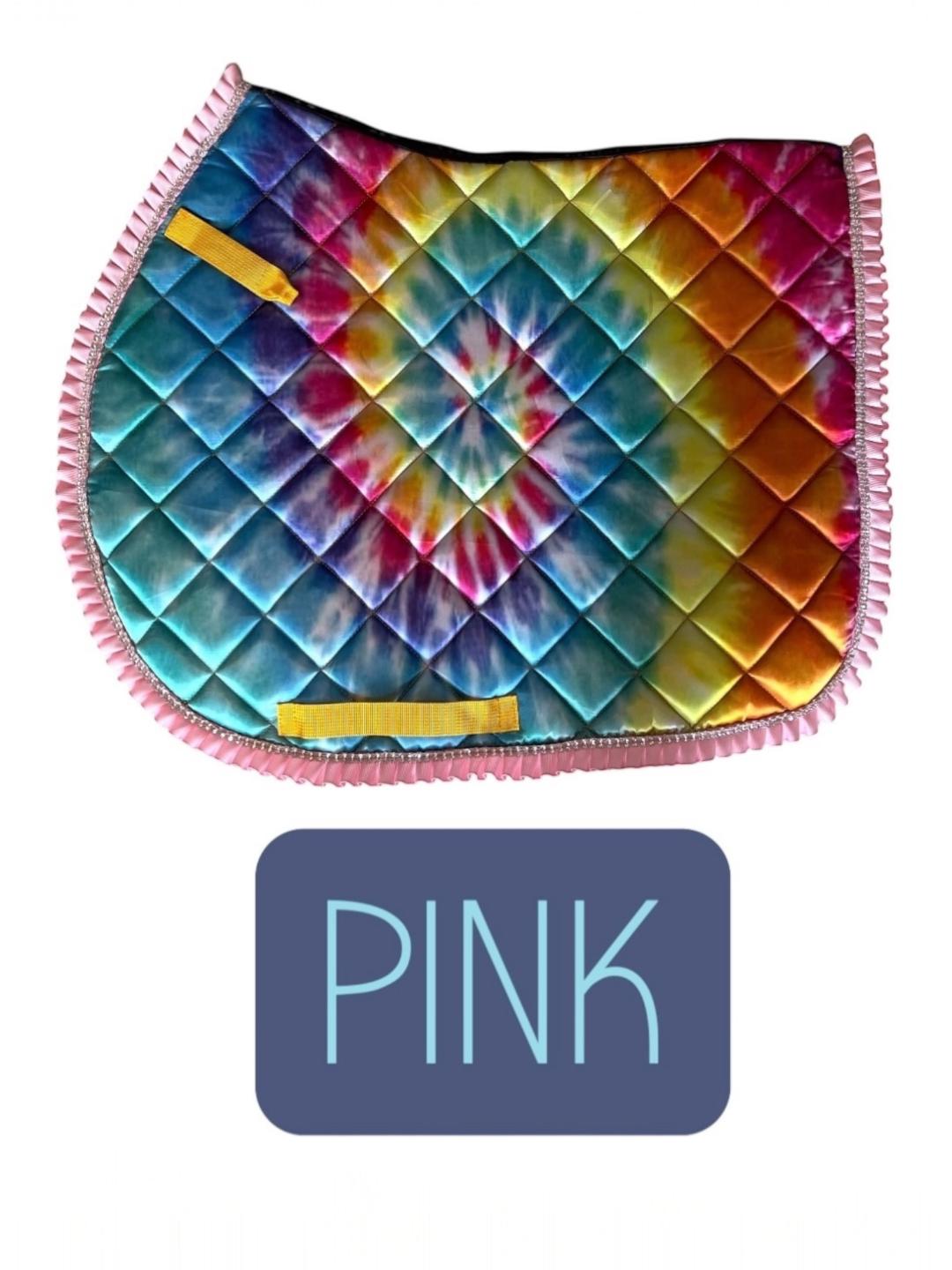 GROOVY RUBY II SADDLE PAD - RUFFLES
