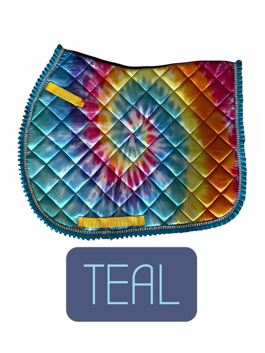 GROOVY RUBY II SADDLE PAD - RUFFLES