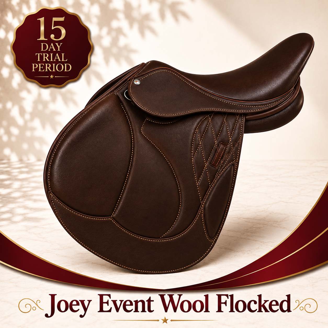 Joey Event Saddle - Wool Flock