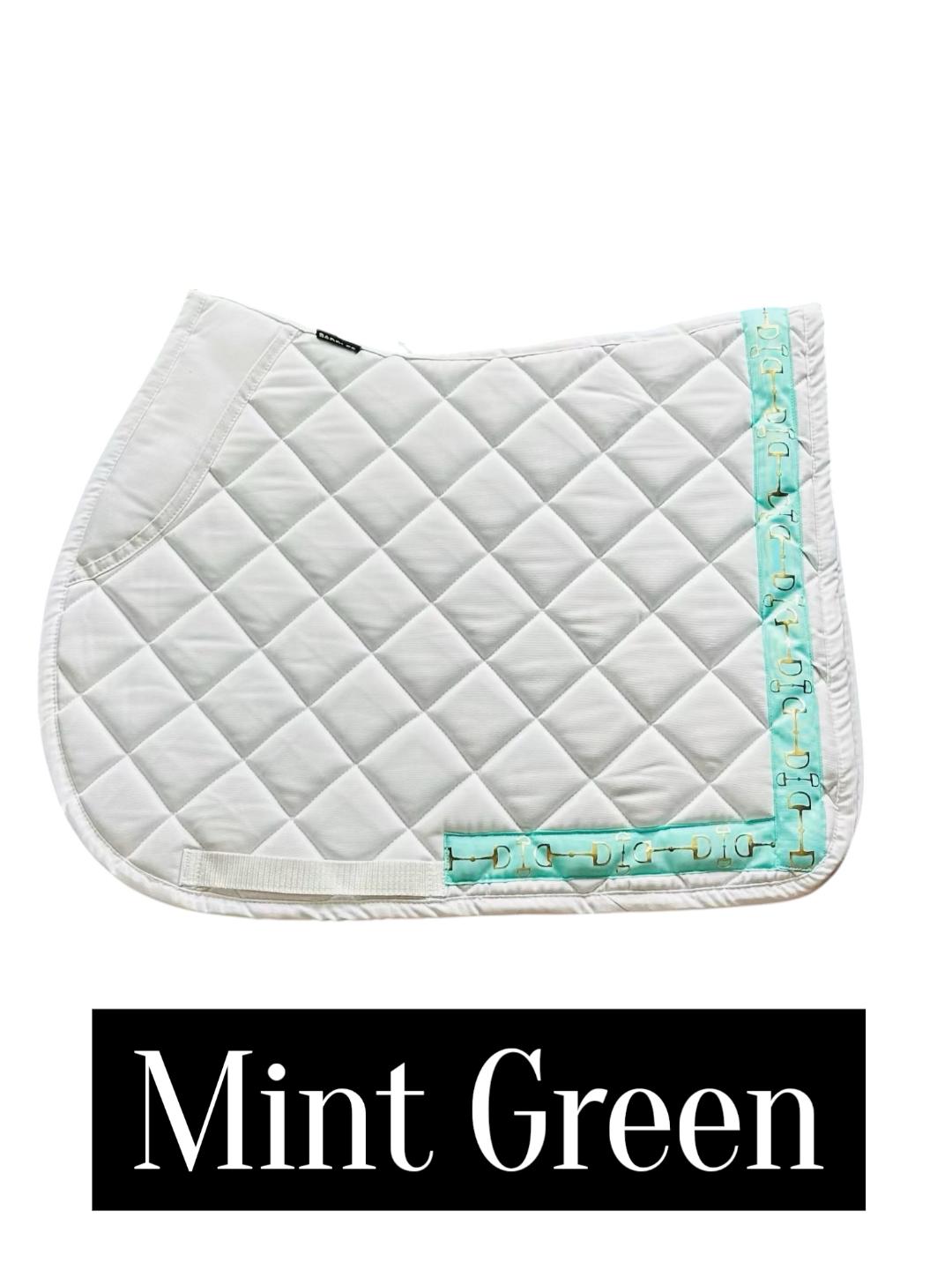 White Cotton Pad - Ribbon Trim