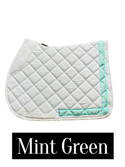White Cotton Pad - Ribbon Trim