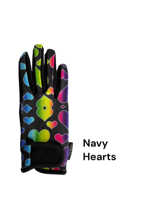 Youth M/L Riding Gloves | Fun Prints & Colors