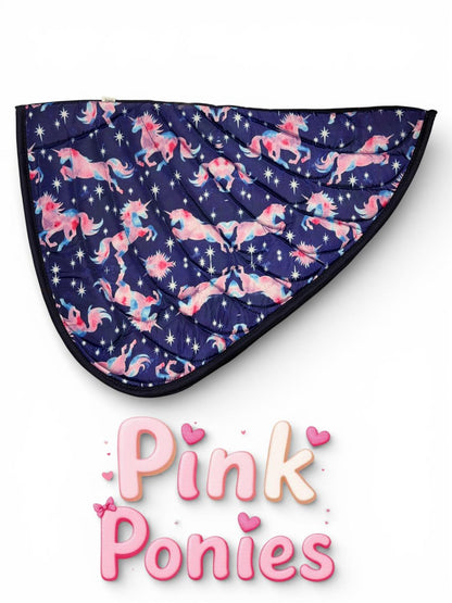 Pony Saddle Pads for Kids | Cotton Quilted Prints