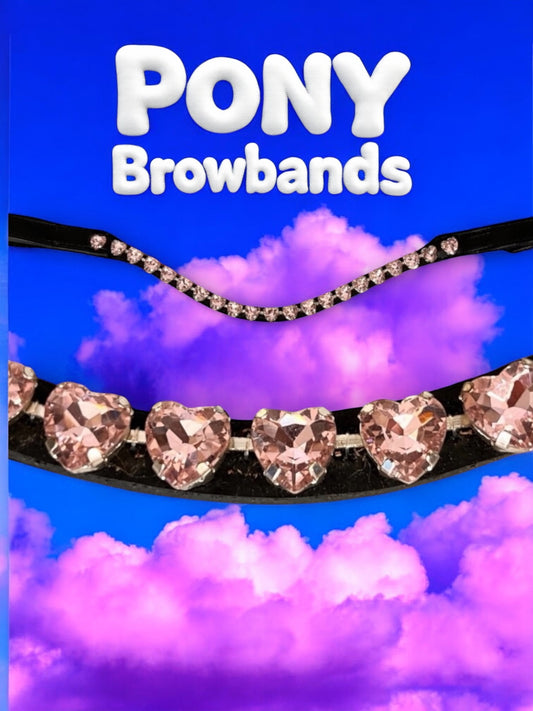 PINK HEART BROWBAND