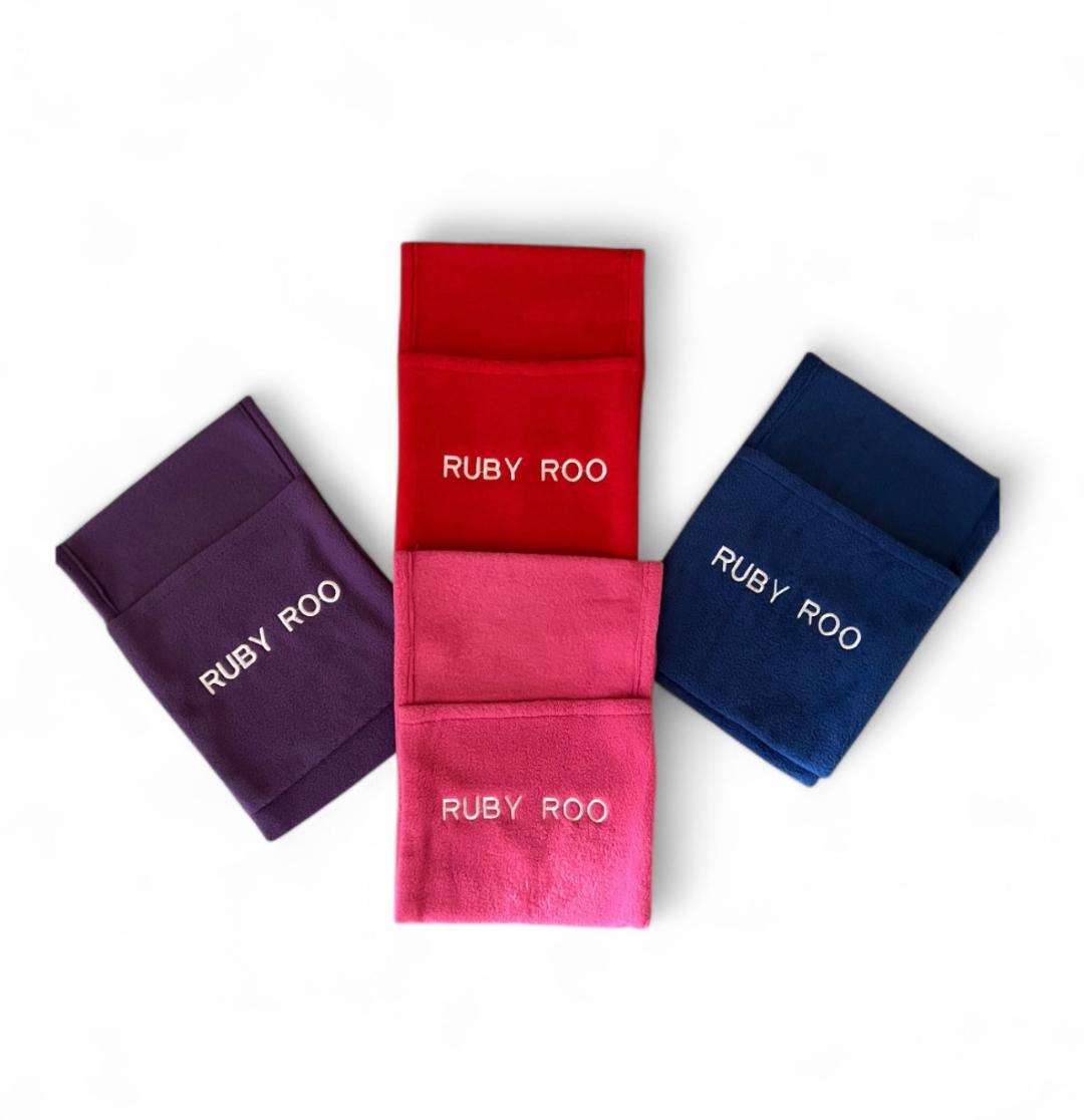 Ruby Roo Flannel Stirrup Keepers – Protect Your Saddle in Style