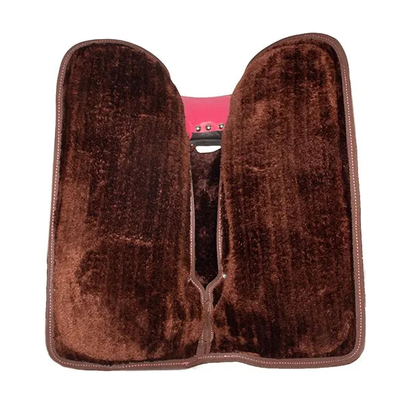 Western Saddle - Pink Faux Leather