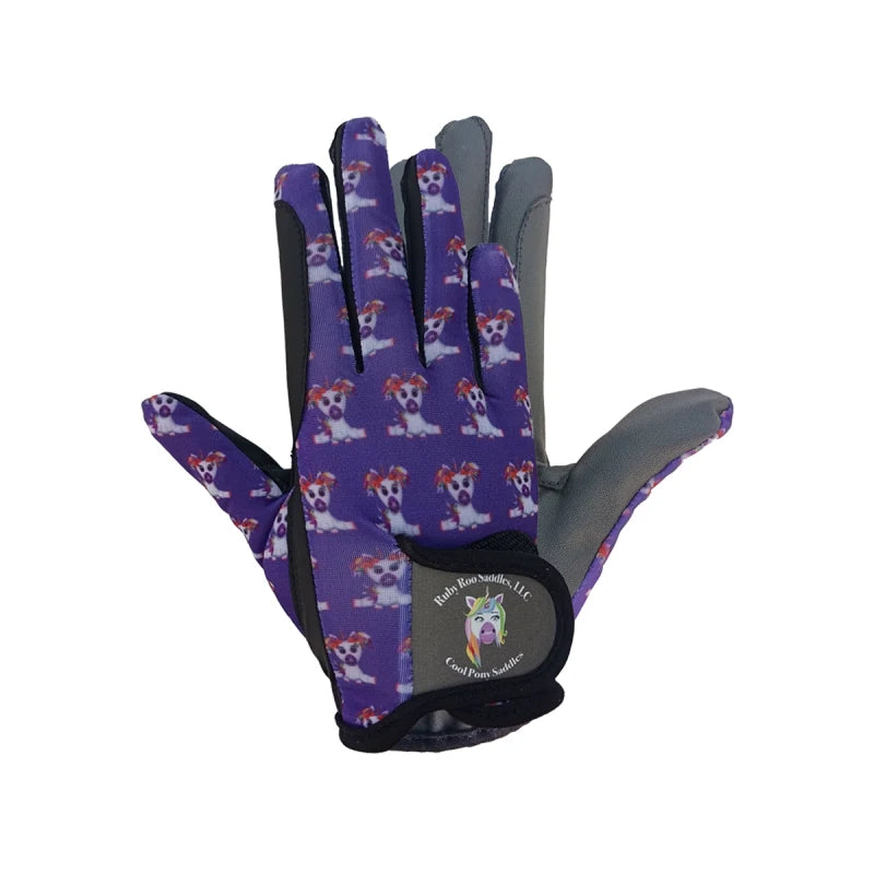 Purple Mini Toodles Gloves