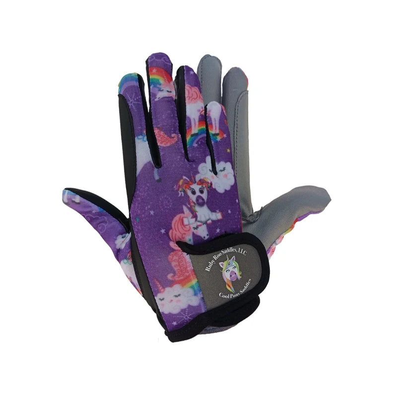 Purple Unicorn Toodles Gloves