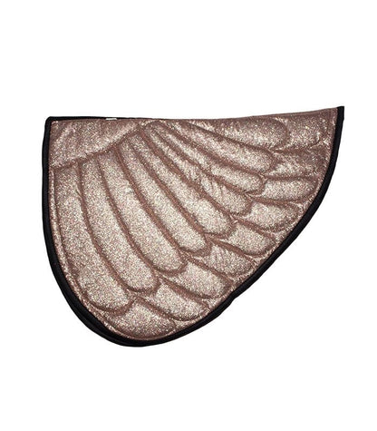 Unicorn Wing Glitter Rhinestone Saddle Pads (Rounded)