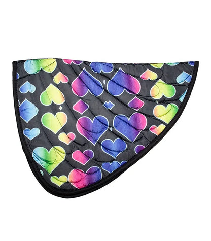 Unicorn Wing Pattern Saddle Pads (Rounded)