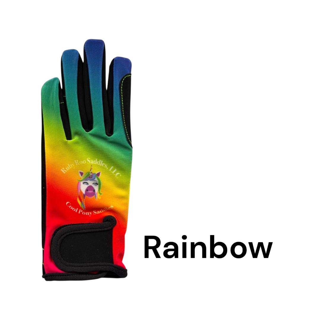 Youth M/L Riding Gloves | Fun Prints & Colors