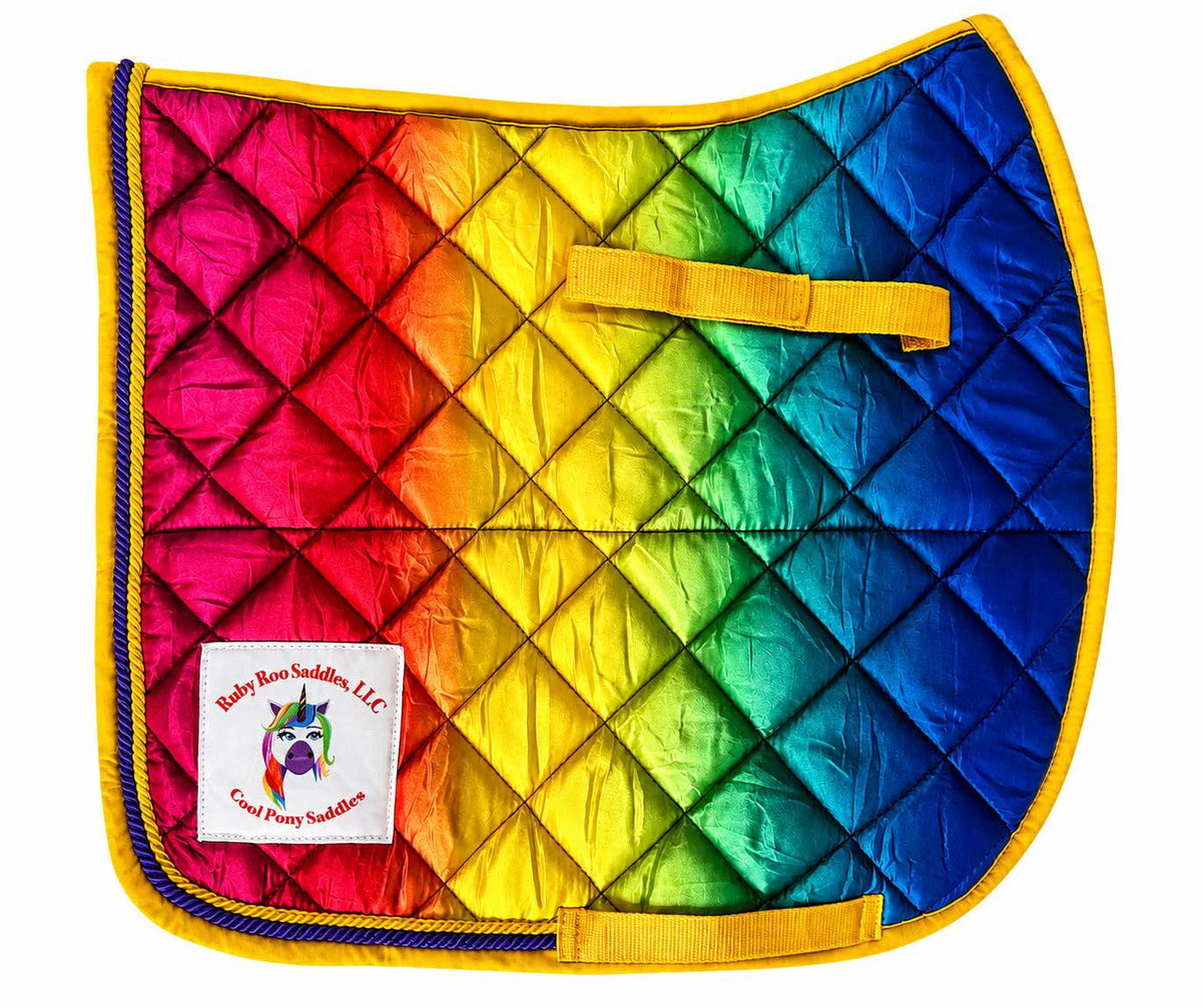 Ruby Roo Rainbow Saddle Pads