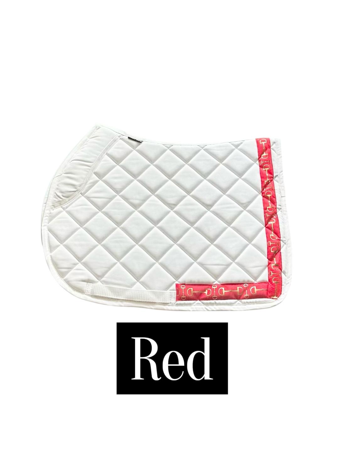 White Cotton Pad - Ribbon Trim