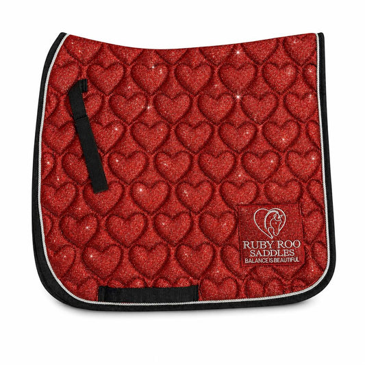 Ruby Red Glitter Heart