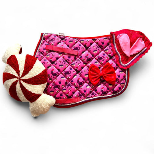 Pink Santa Pony Set