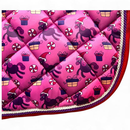 Pink Santa Pony Set