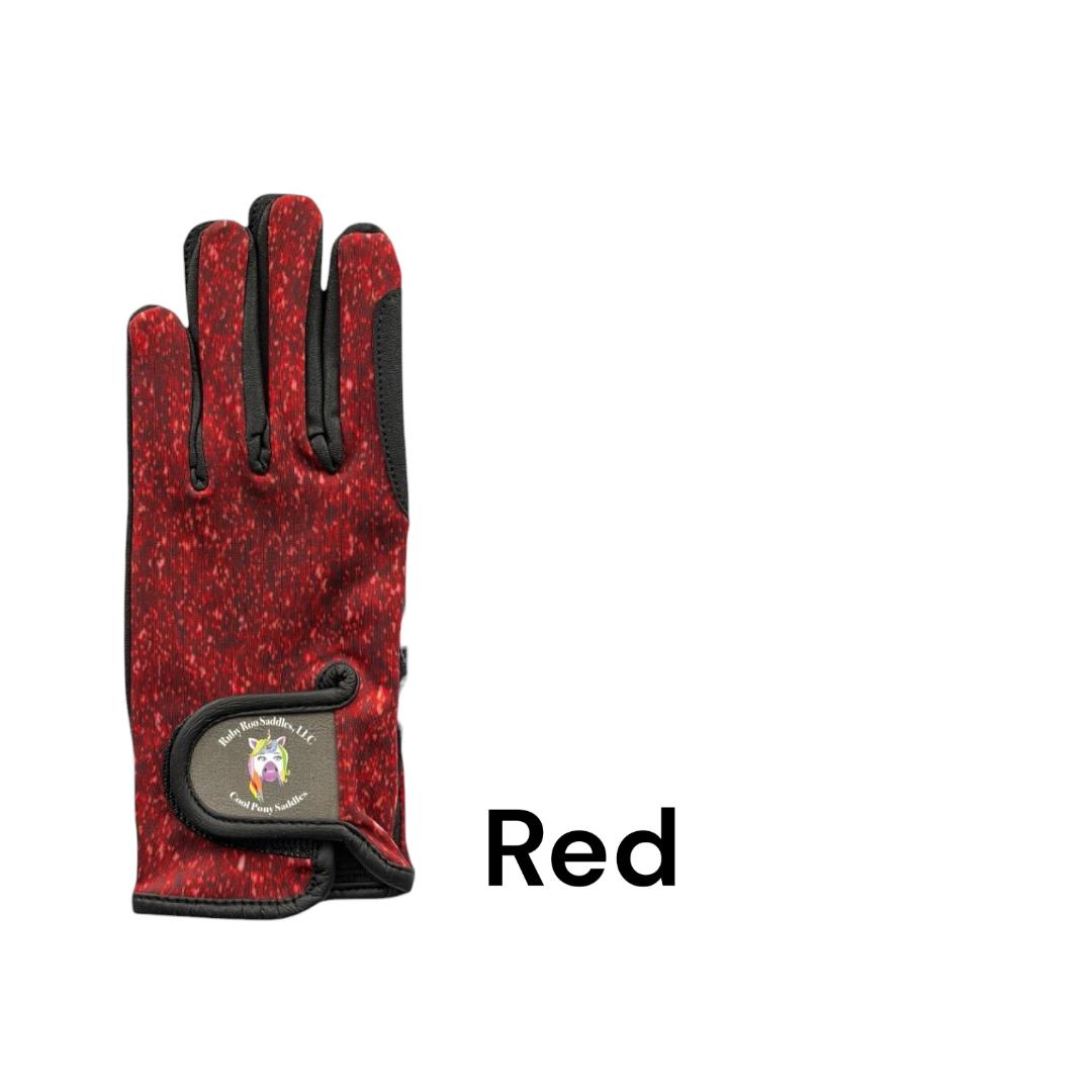 Youth M/L Riding Gloves | Fun Prints & Colors