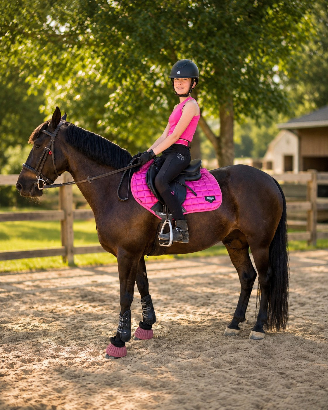Ruby Flight Hunter/Jumper Saddle