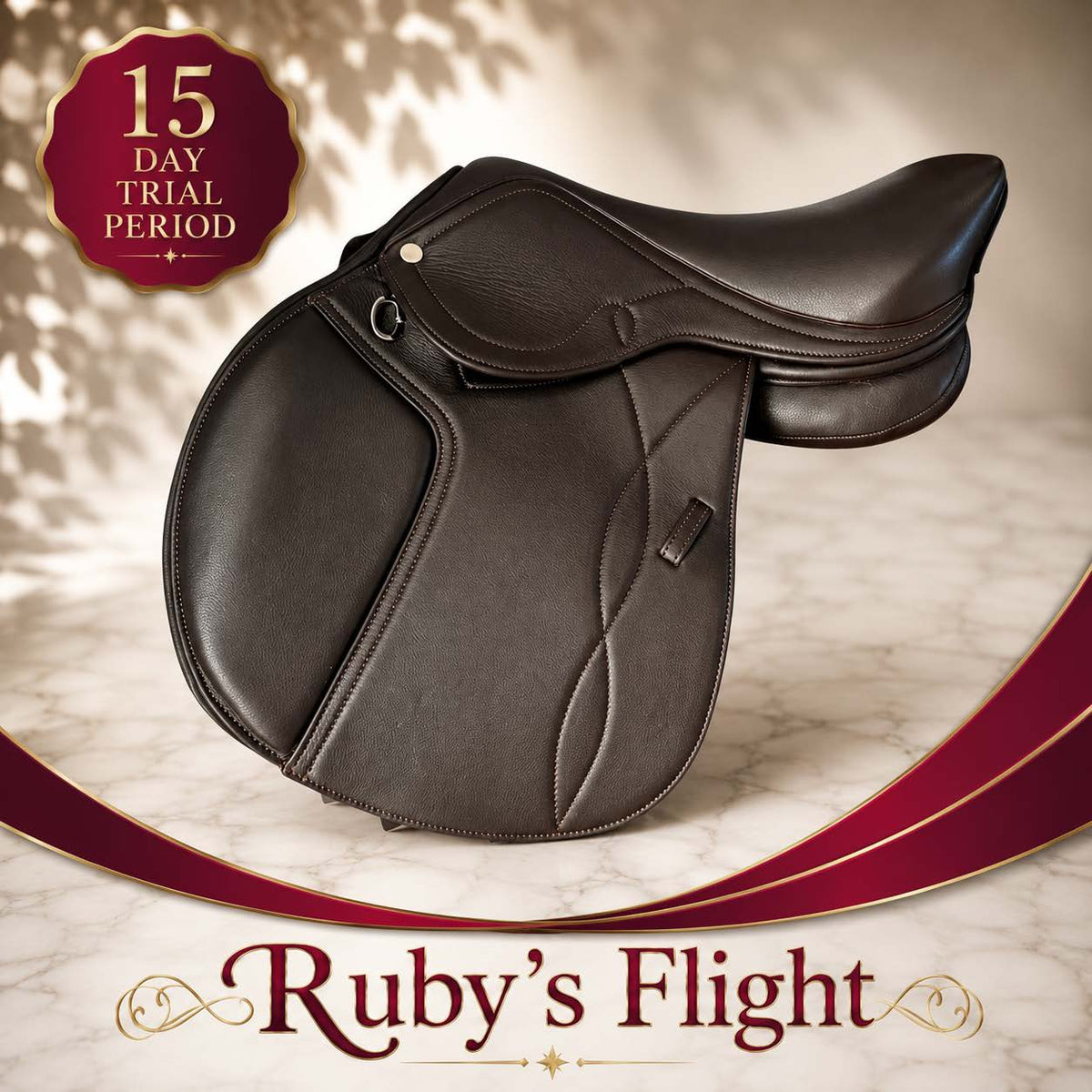 Ruby Flight Hunter/Jumper Saddle