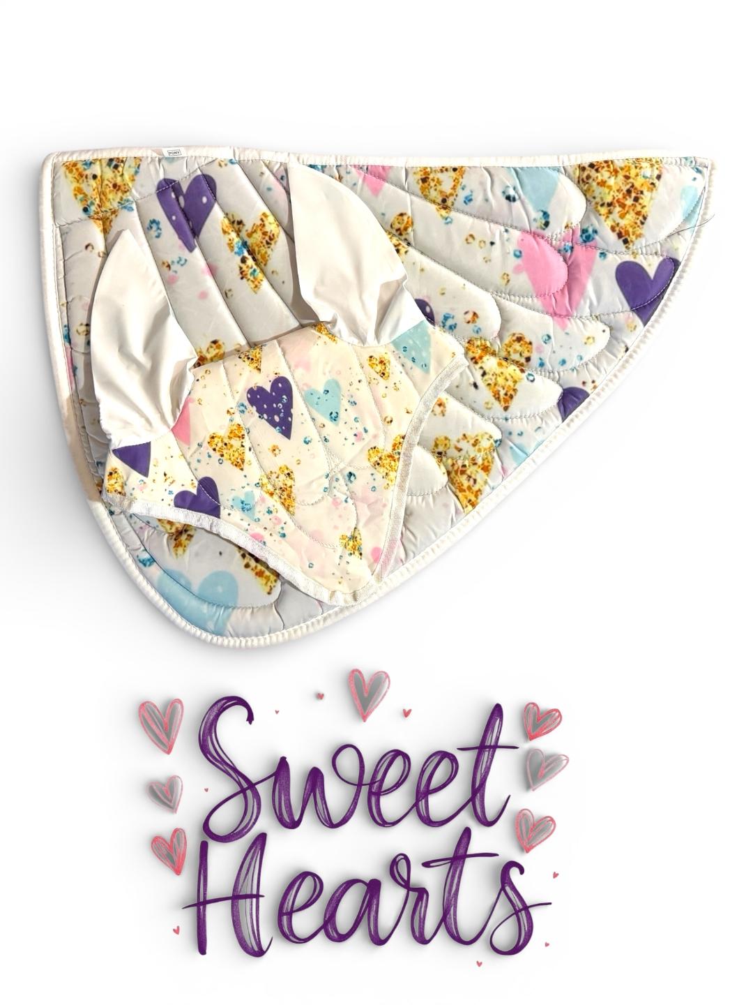 Kids Pony Saddle Pad and Bonnet Sets | Print Cotton Quilted