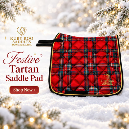 Festive Tartan Saddle Pad