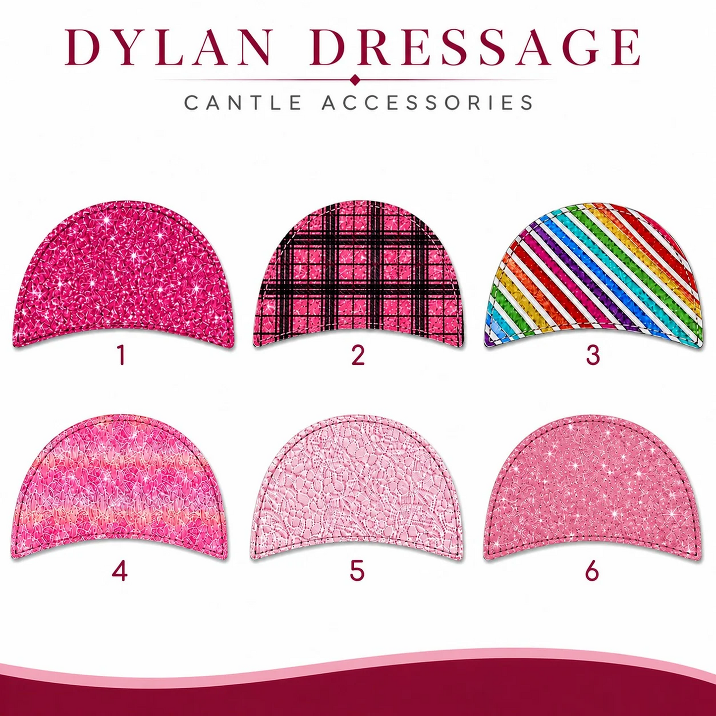 Dylan Dressage - Velcro Cantle Colors