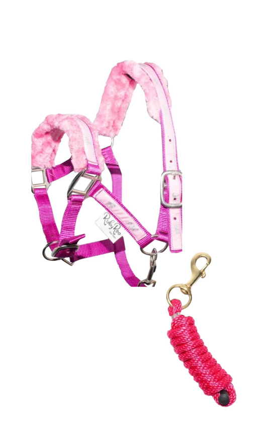 PINK HALTER & LEAD