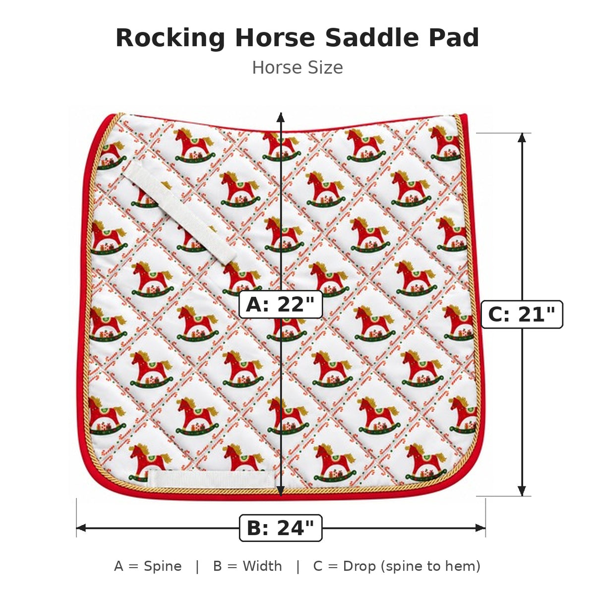 Rocking Horse Christmas Pad